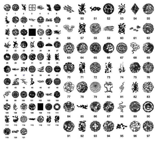 中国传统图案矢量素材大全4