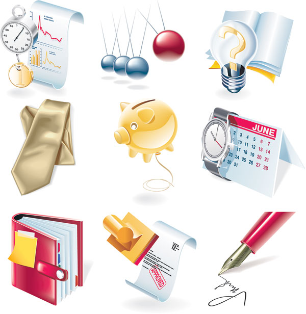 商务图标矢量素材