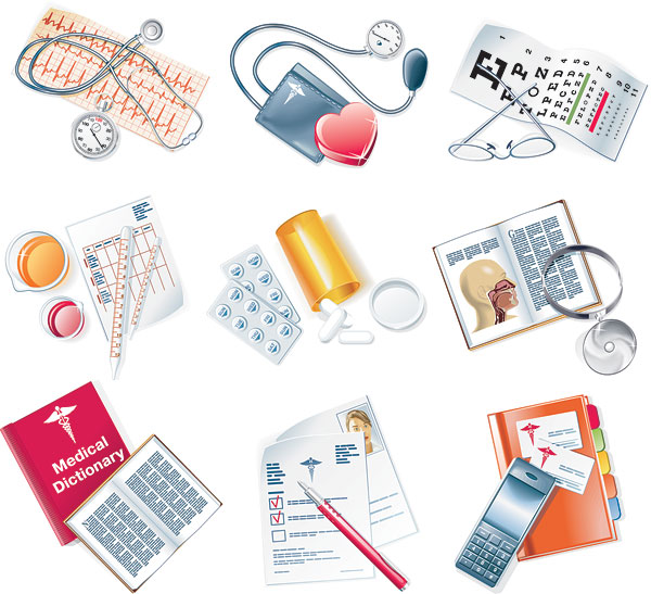 医疗图标矢量素材