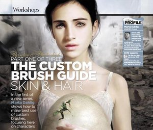 鼠绘压杆专用笔刷--皮肤与头发篇