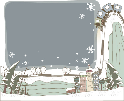 可爱线条插画矢量素材-32