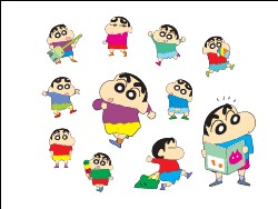 矢量蜡笔小新系列之二