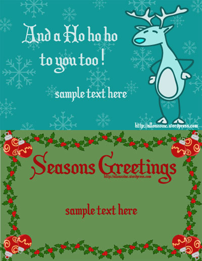 可爱圣诞节元素矢量素材