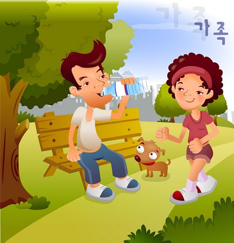 iClickart卡通家庭插画矢量素材-10