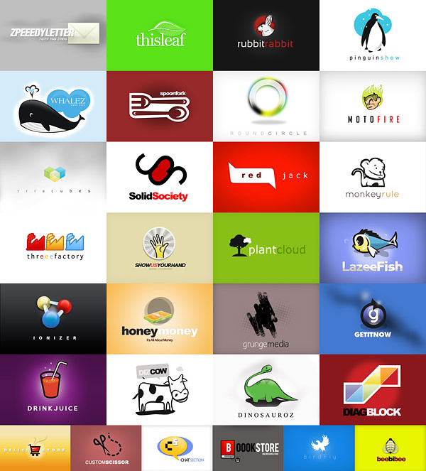 漂亮的&nbsp;web2.0&nbsp;logo&nbsp;模板矢量素材