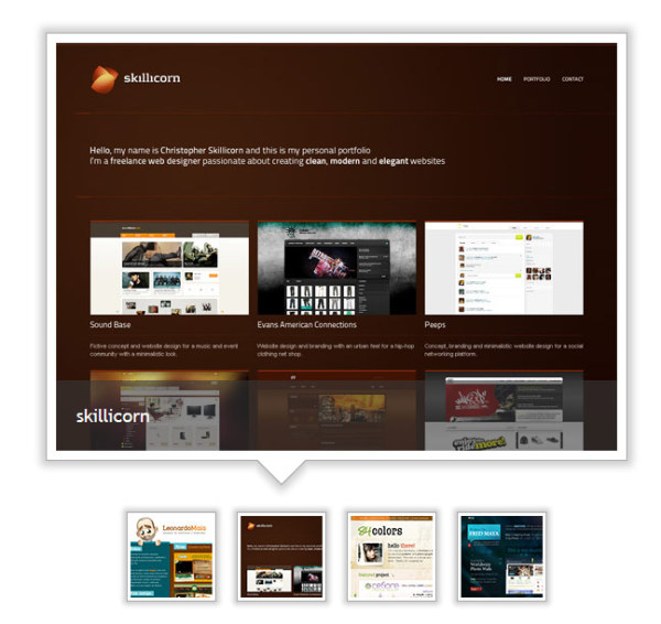 Slide&nbsp;Thumbs&nbsp;焦点图js css代码