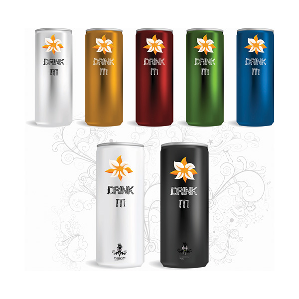 易拉罐饮料罐矢量素材