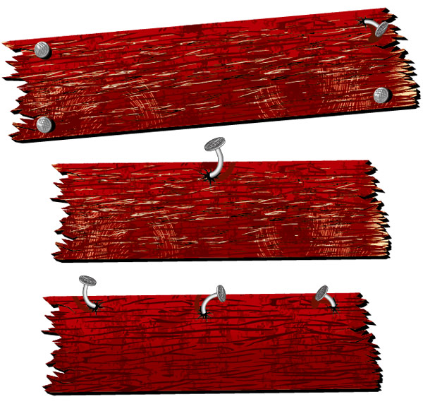 钉子模板矢量素材