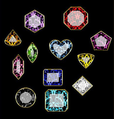 宝石效果PS样式