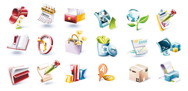 超酷高质感图标矢量素材