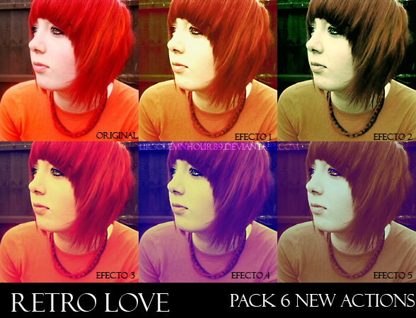 多色彩特效PS动作