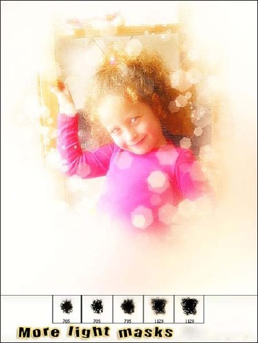 高清晰耀斑光PS笔刷