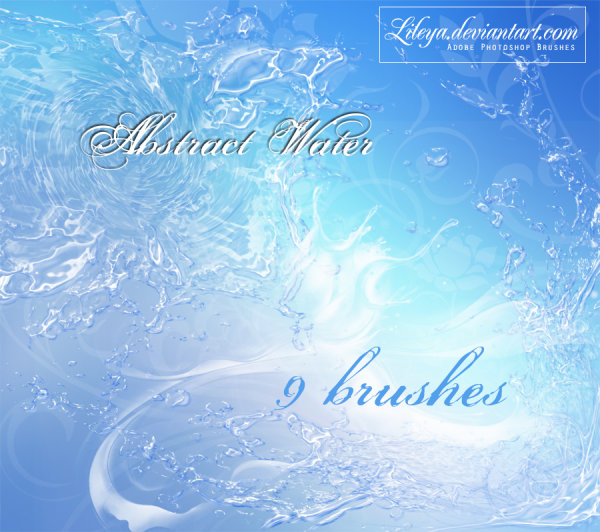 高清晰晶莹之水系列PS笔刷&nbsp;&nbsp;（1&nbsp;）