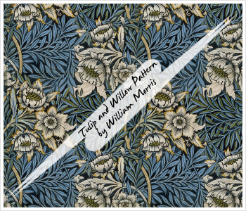 一款漂亮的花朵、花叶PS图案