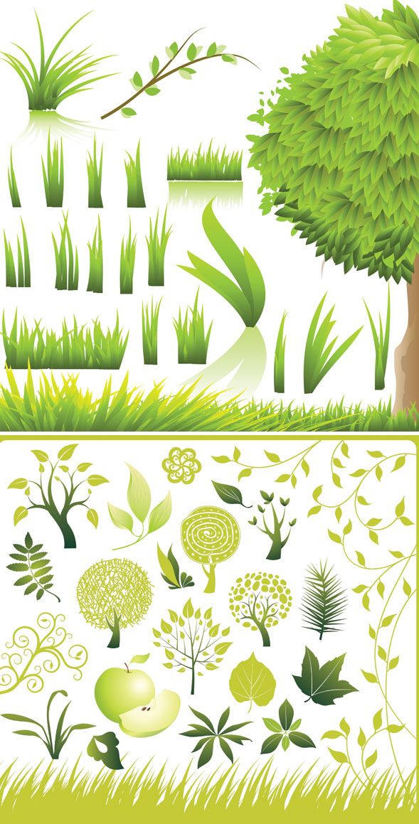 绿色环保矢量素材