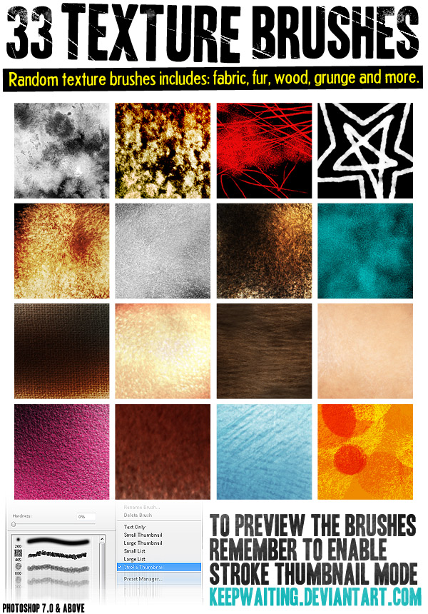 33款背景纹理PS笔刷