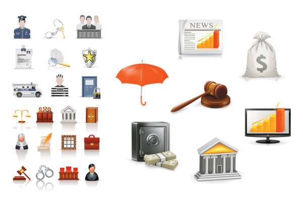 正义与罪恶矢量素材