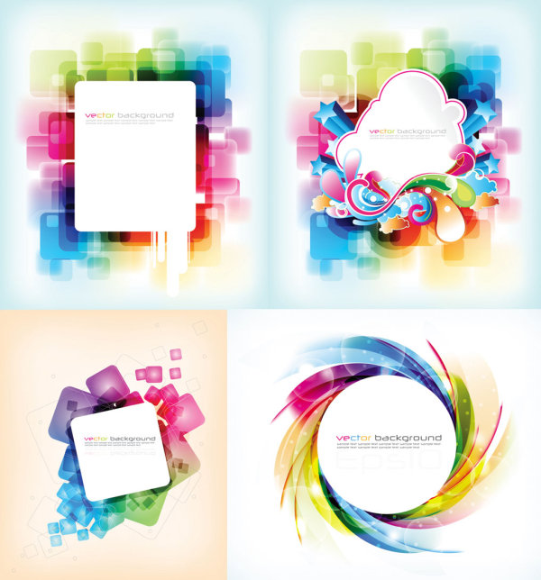 炫酷背景矢量素材