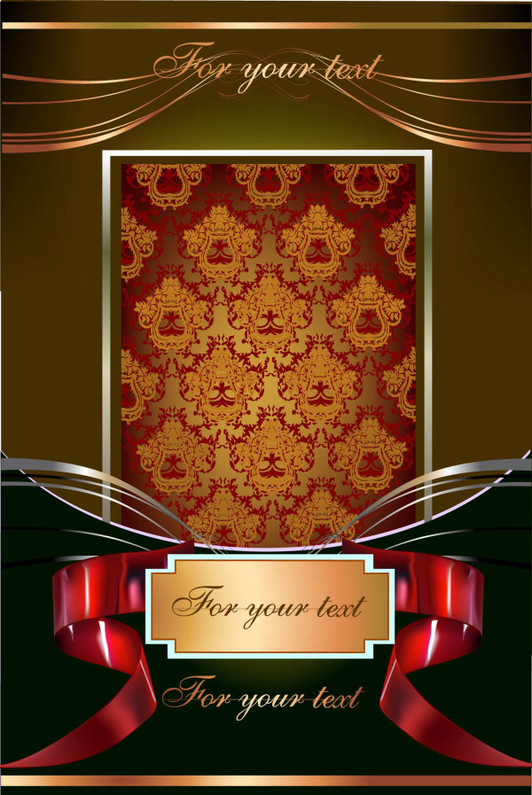 华丽的欧式花纹边框01&mdash;&mdash;矢量素材