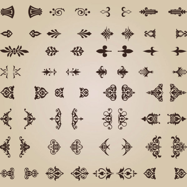 精美花纹底纹02&mdash;&mdash;矢量素材