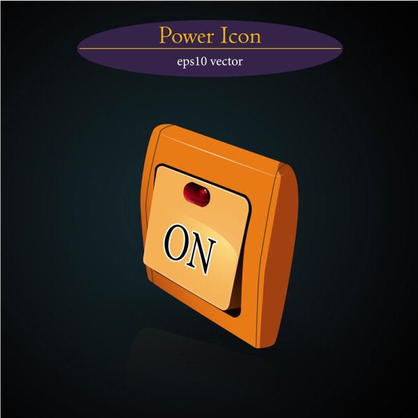 卡通开关03——矢量素材