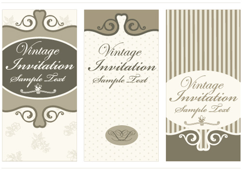 欧式花纹背景03——矢量素材