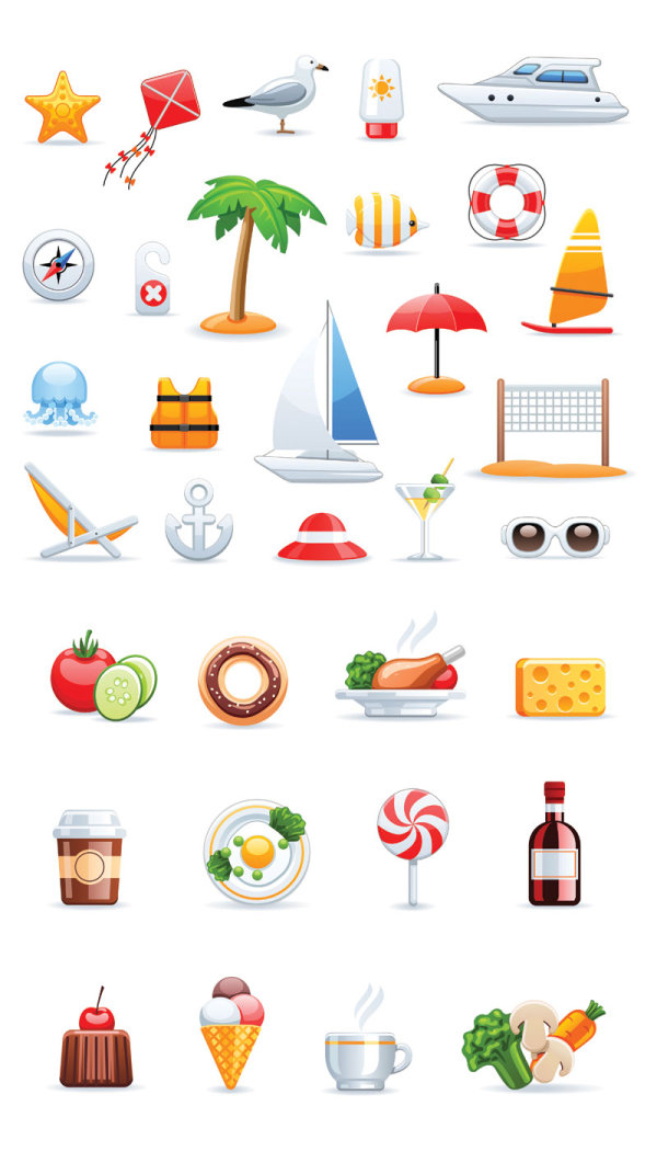 The various Icon Set 02 - vector material