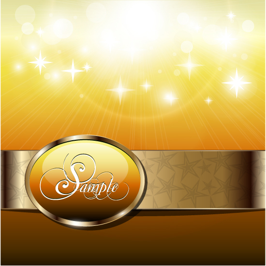 璀璨星光背景矢量素材-2