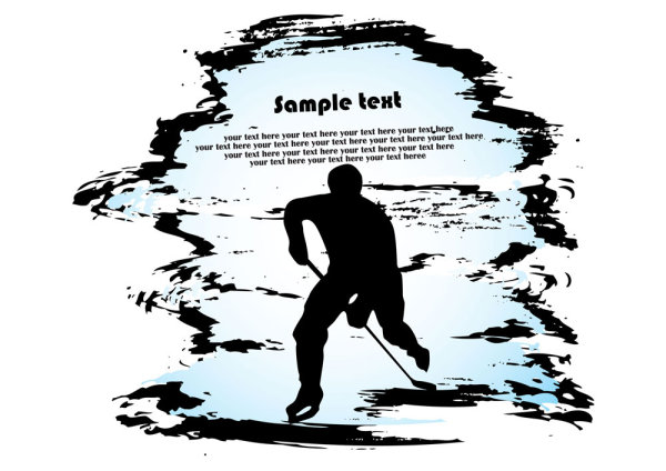 体育项目剪影03——矢量素材