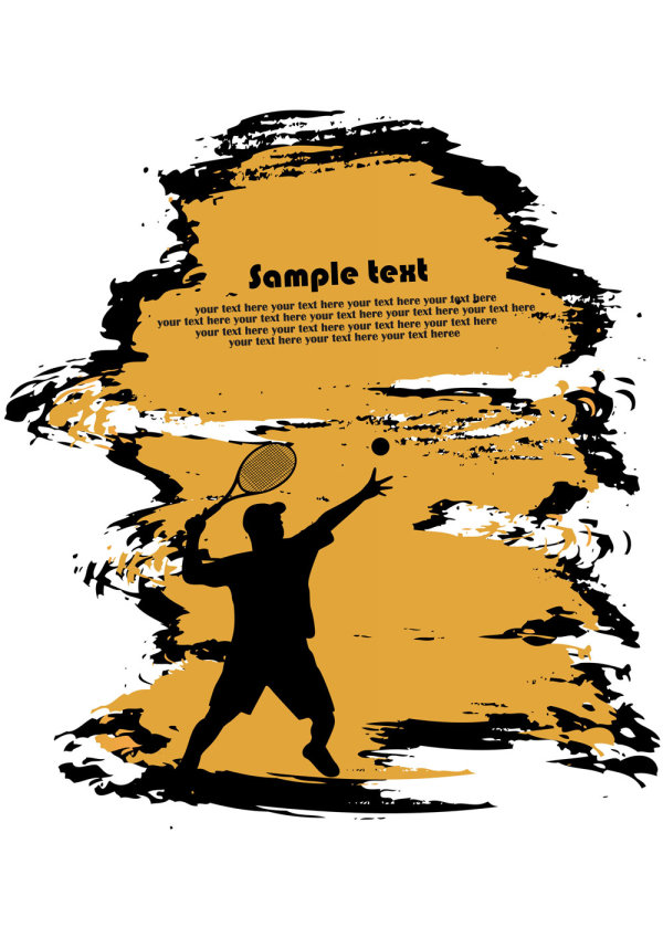 体育项目剪影06&mdash;&mdash;矢量素材