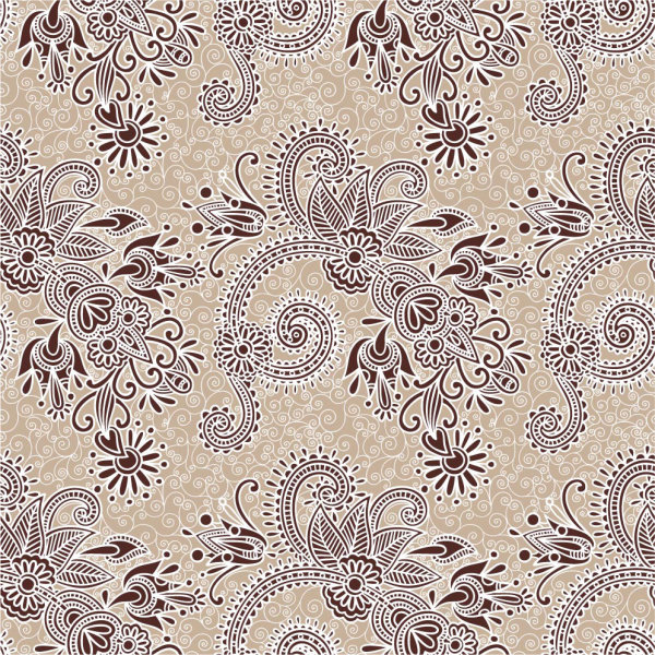 二方连续花纹02&mdash;&mdash;矢量素材