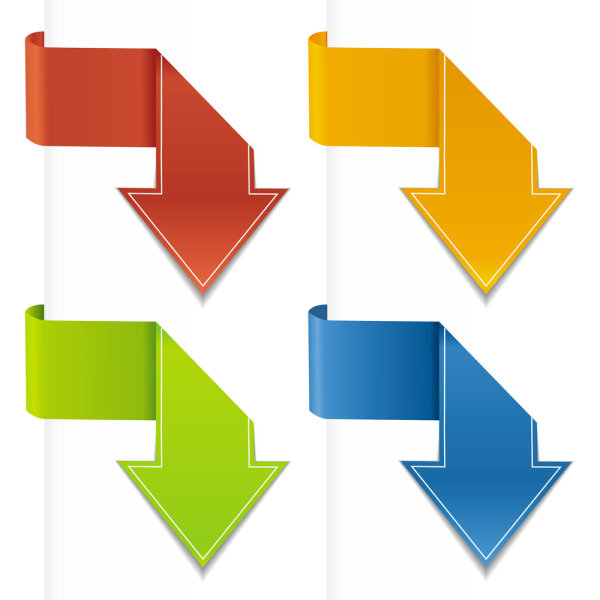 精美箭头包角01&mdash;&mdash;矢量素材