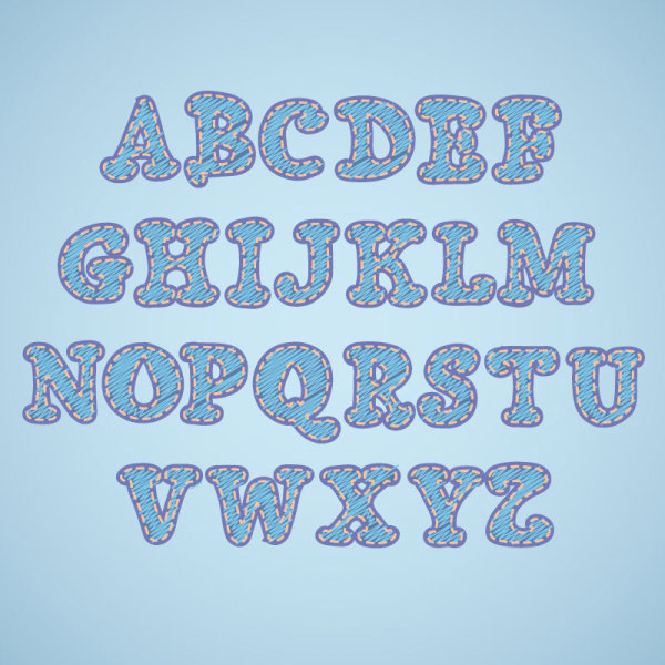 字母设计05&mdash;&mdash;矢量素材