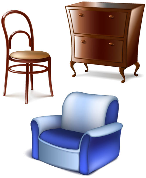 Furniture 01 - vector material