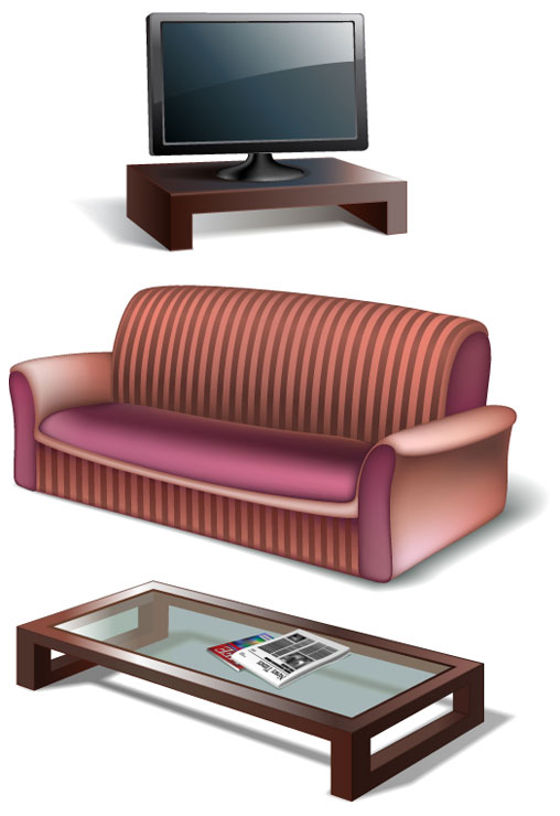 Furniture 03 - vector material