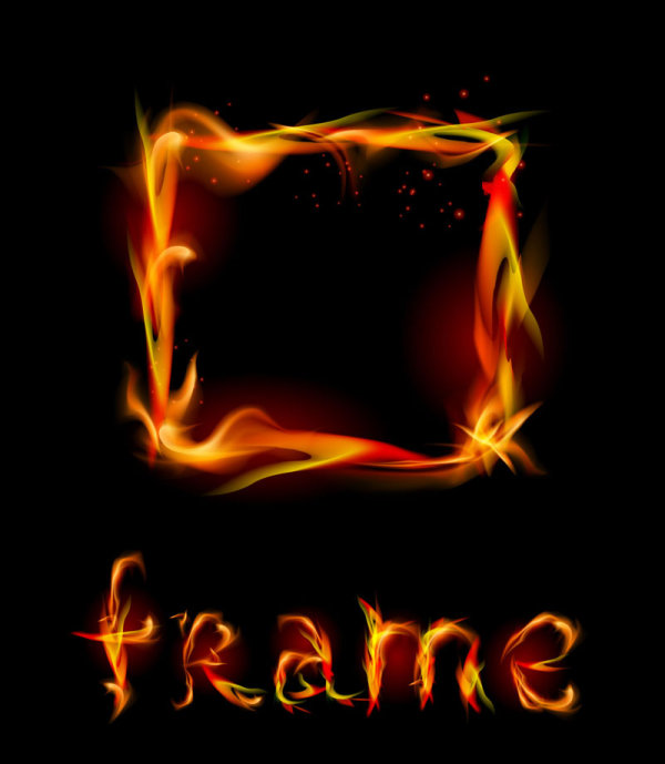 Flame effects 03 - vector material
