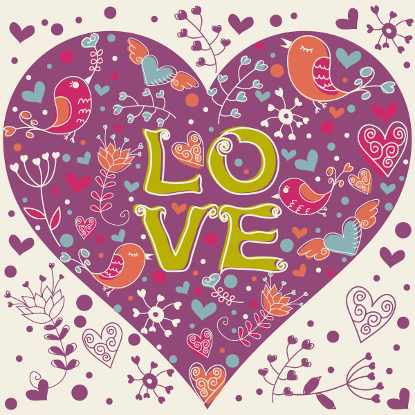 Valentine illustrator 05 - vector material