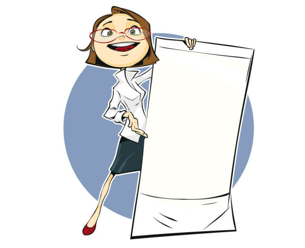 Cartoon characters 01 - vector material