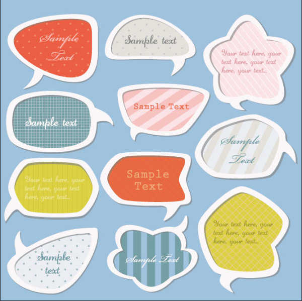 Cute label 03 - vector material