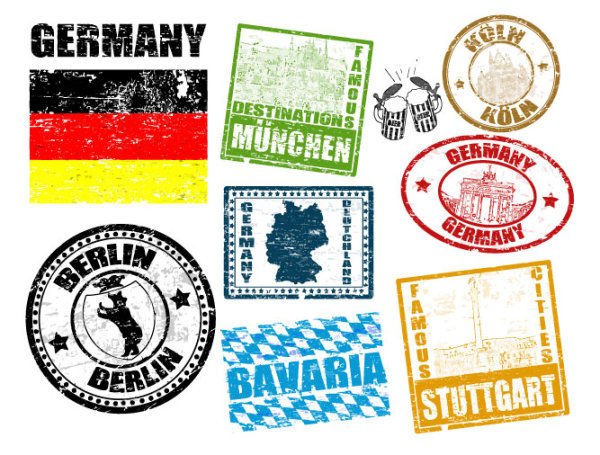 Retro label 04 - vector material