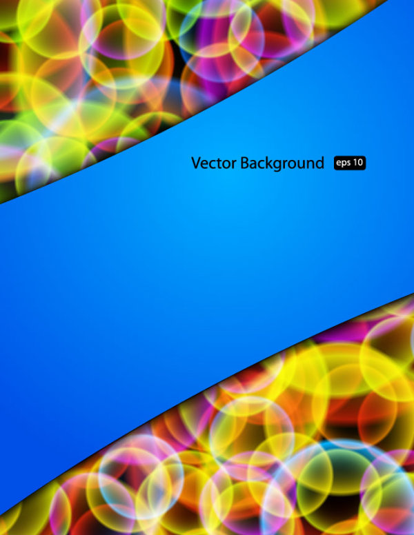 Beautiful abstract background 01 - vector material