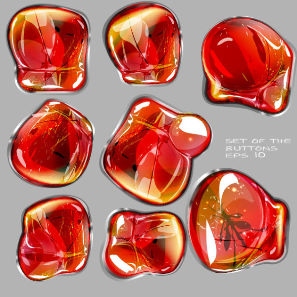 Fashion glass textured background 03 - vector material