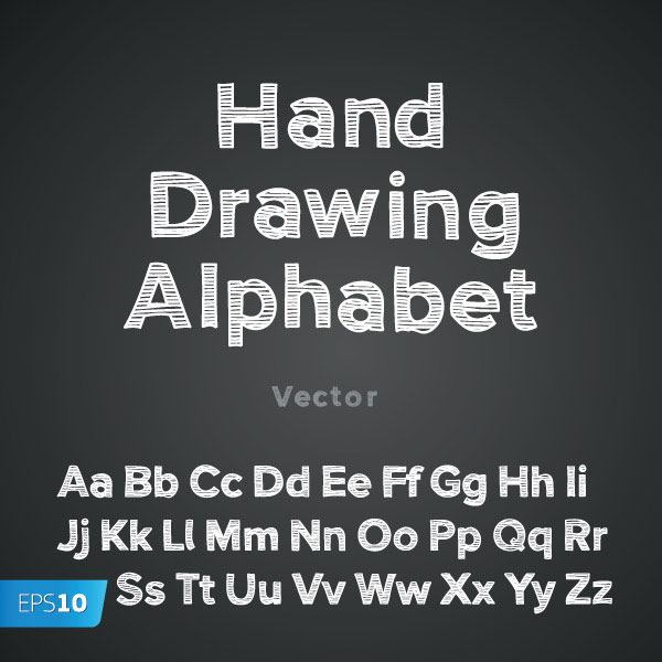 Cute word design vector material -2