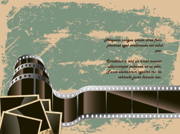 Retro Film 05 - vector material
