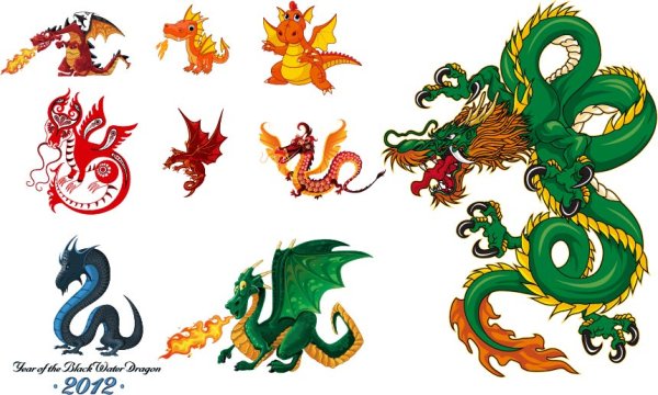 Dragon vector material 2