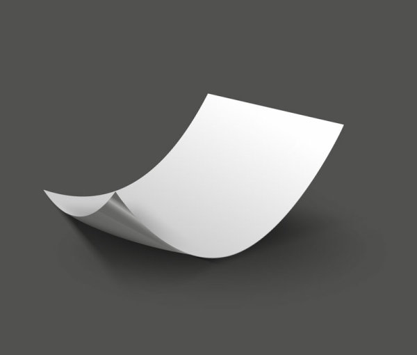 Blank Paper 19 - vector material