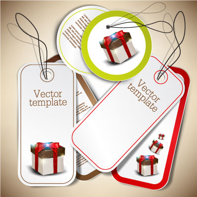 Beautifully label 06 - vector material