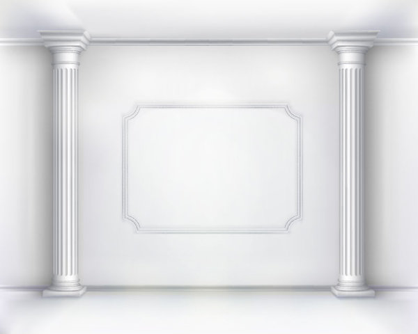 Interior wall decoration 02 - vector material