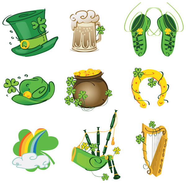 Cartoon Graphic 04 - vector material