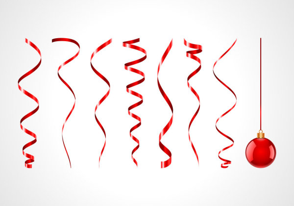 Beautifully Ribbon 05 - vector material